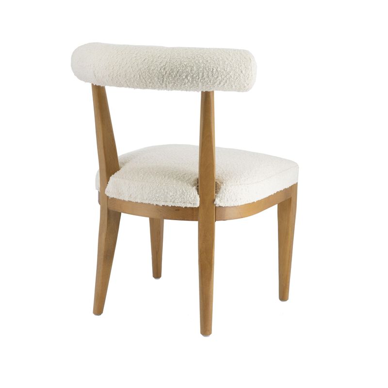 Palla Black Boucle Dining Chair