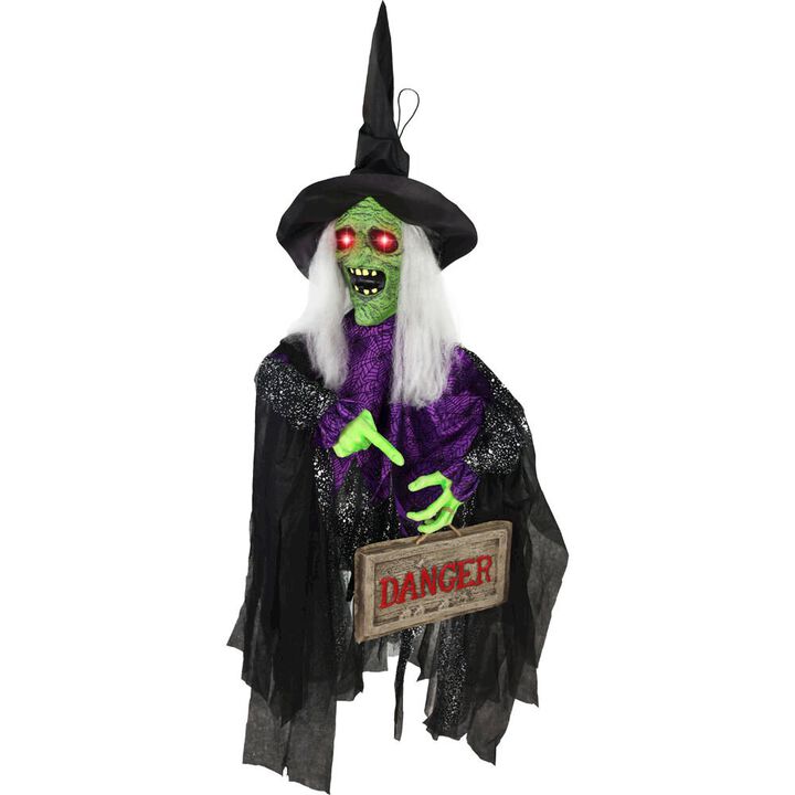 Haunted Hill Farm Anim Shaking Witch Groundbreaker