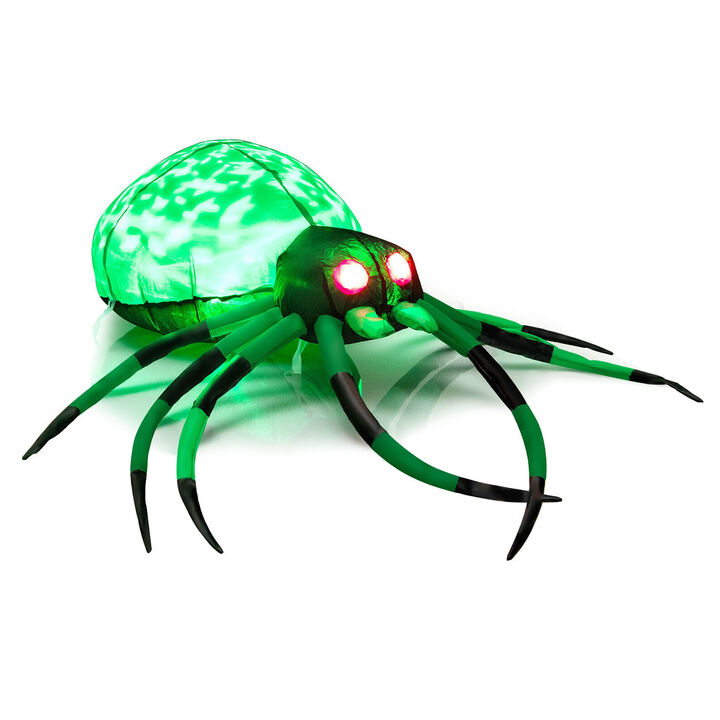 Halloween Inflatable Creepy Spider – Spooky Outdoor Decoration for Yard or Garden