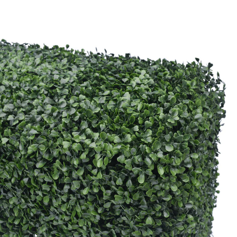 Light Artificial Boxwood Hedge 40"L x 20"H Commercial Grade UV Resistant