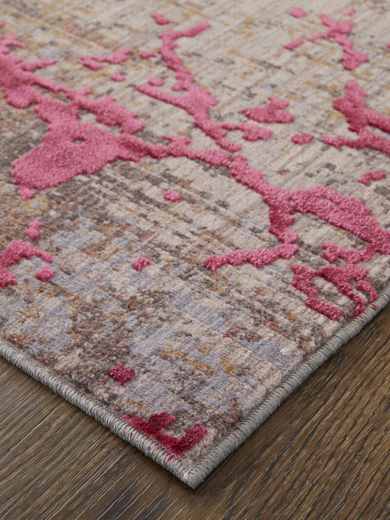 Pryor 39NEF 7'10" x 10' Pink/Gray/Taupe Rug
