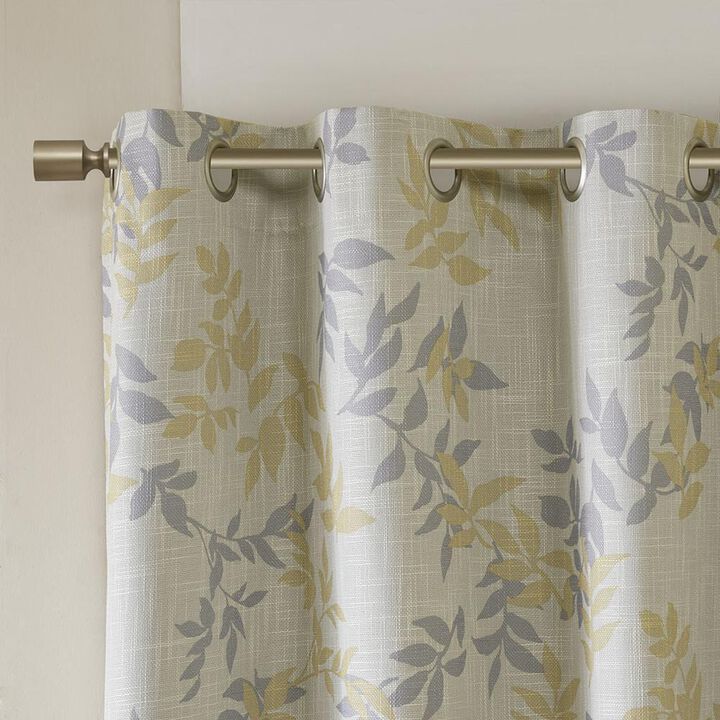 Belen Kox Julie Printed Botanical Blackout Window Panel , Belen Kox