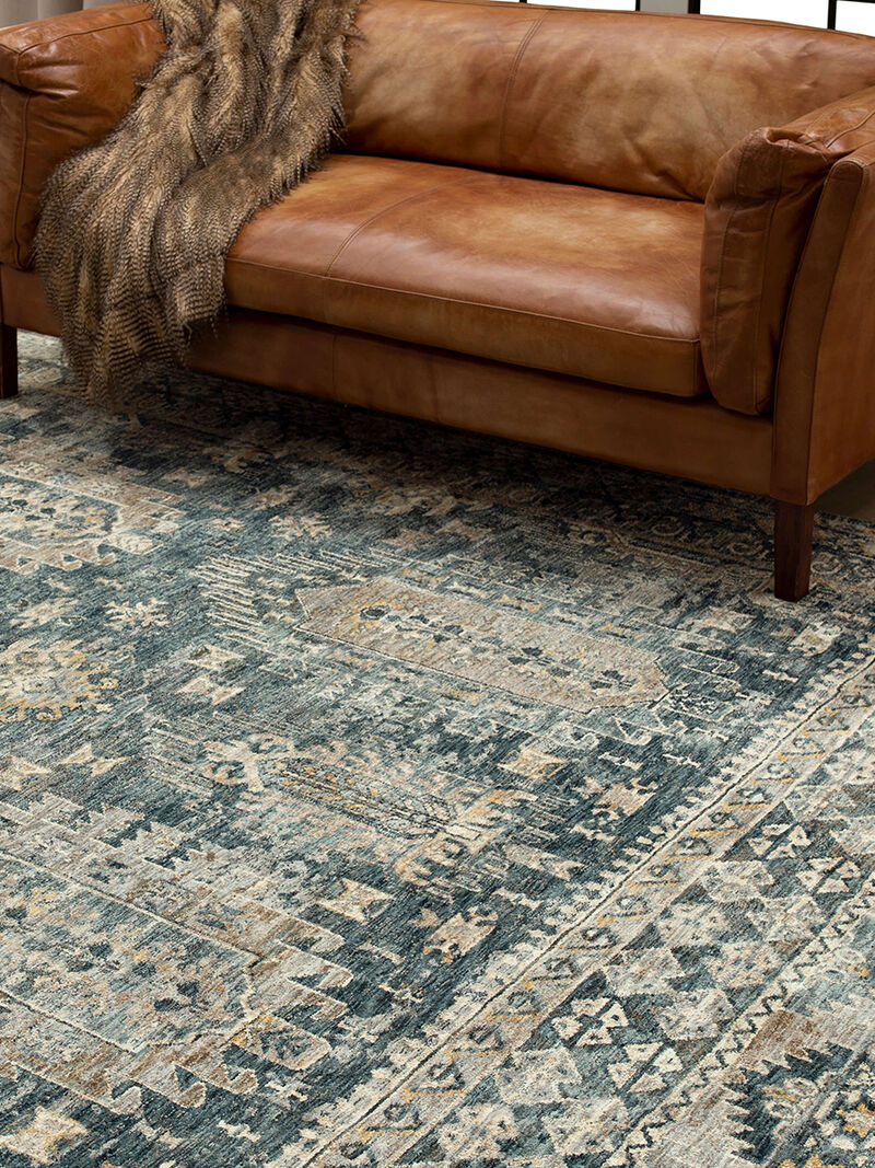 Marash Karamar Blue 5' X 7' 6" Rug