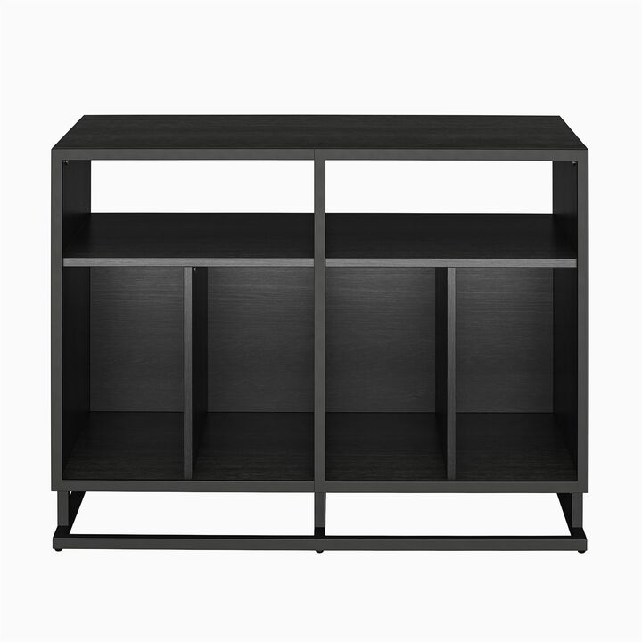 Novogratz Regal Double Wide Record Station/Accent Cabinet