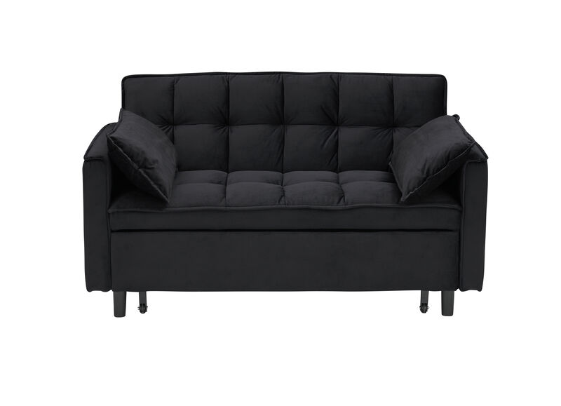 Merax Velvet Loveseat Futon Sofa Couch