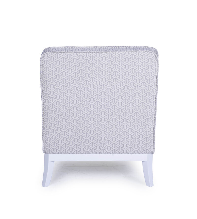 Pasargad Home Firenze Collection Upholster Lounge Chair with Pillow