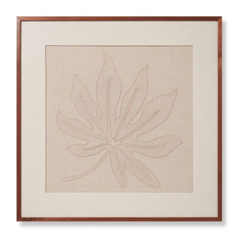 Schefflera Natural Beige Wall Art