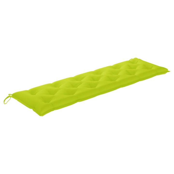 vidaXL Garden Bench Cushion Bright Green 70.9"x19.7"x2.8" Fabric