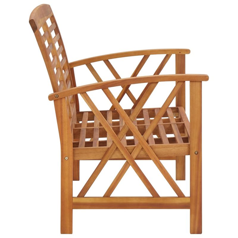 vidaXL Garden Bench 46.9" Solid Acacia Wood