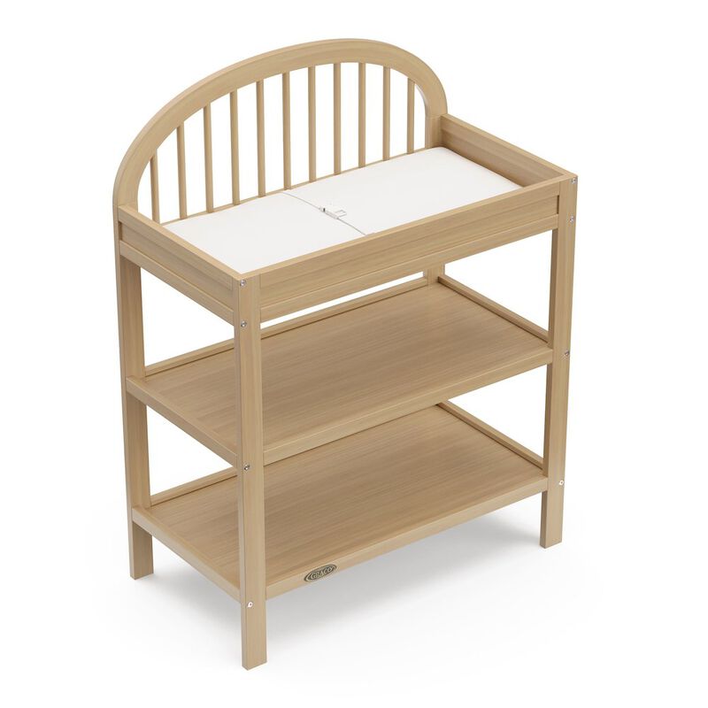 Graco Olivia Changing Table with Water-Resistant Changing Pad (Driftwood)