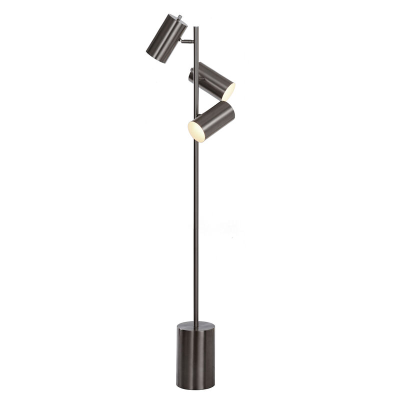 Brushed Steel Task Floor Lamp (Set of 2)