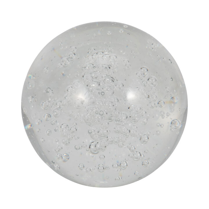 Clear 5" Glass Crystal Ball