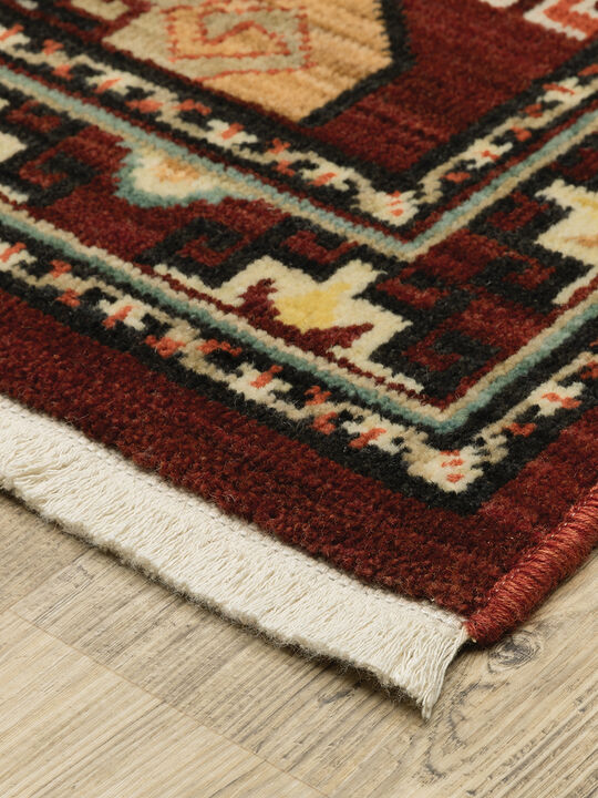 Lilihan 2' x 3' Red Rug