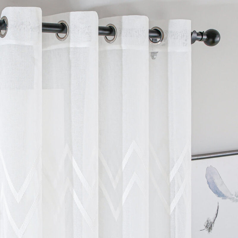 Dolce Mela Sheer Curtains Panel