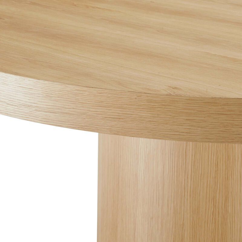 Modway - Gratify 60" Round Dining Table Oak
