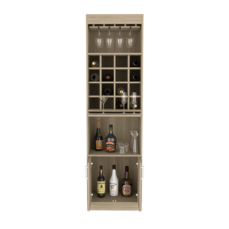 Bar Cabinet Atanasio, Living Room, Light Pine