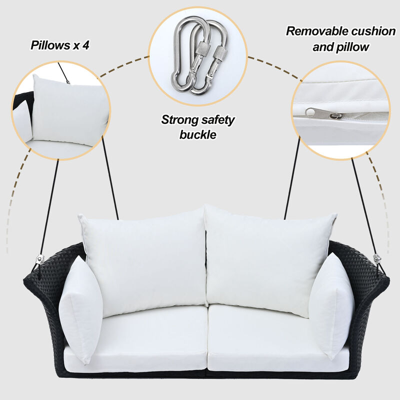Merax 2-Person Hanging Seat Outdoor Porch Swing