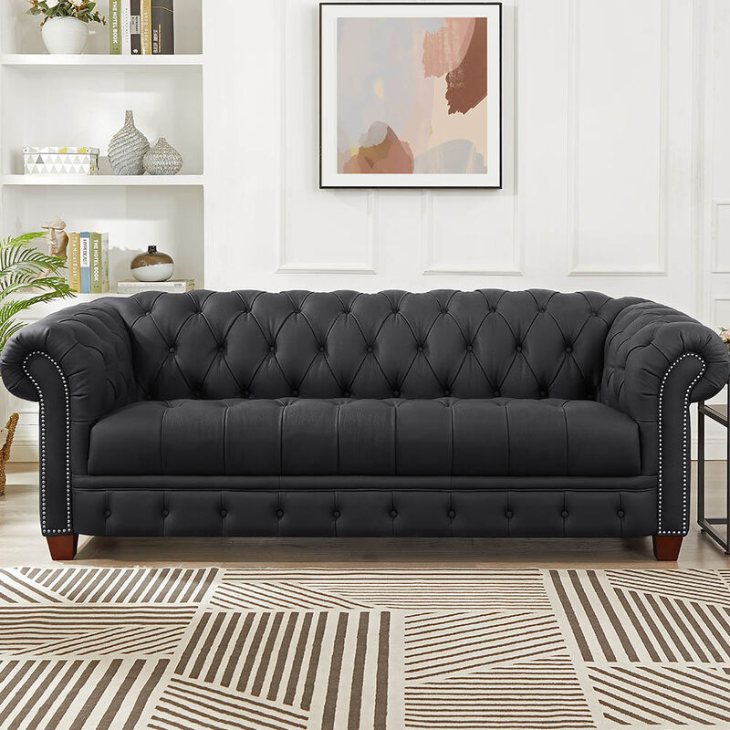 York Top Grain Leather Sofa