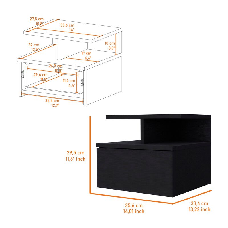 Augusta Floating Nightstand