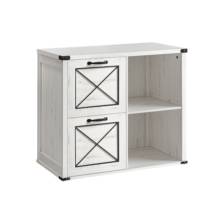 Compact Lateral File Cabinet with Multiple Drawers for Efficient Office Storage
