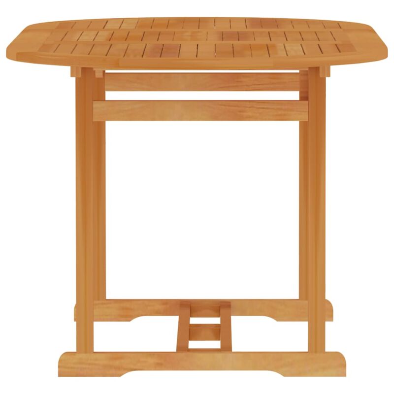 vidaXL Garden Table 59.1"x35.4"x29.5" Solid Teak Wood