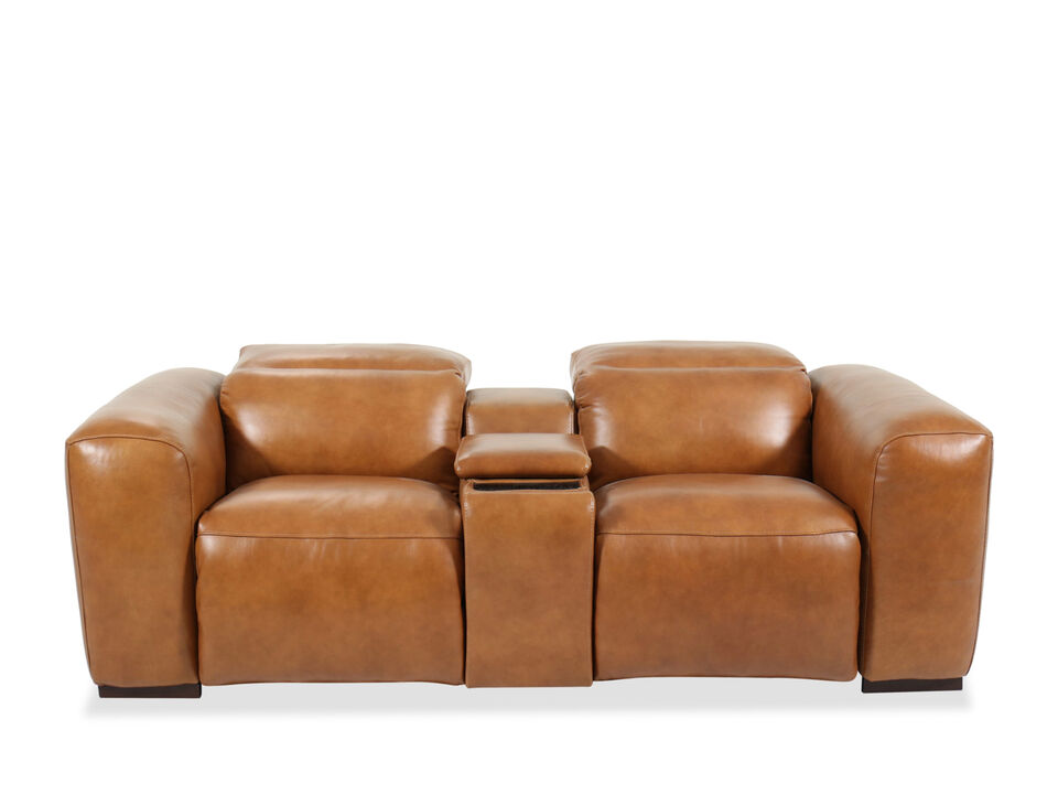 Derrick Camel Power Loveseat