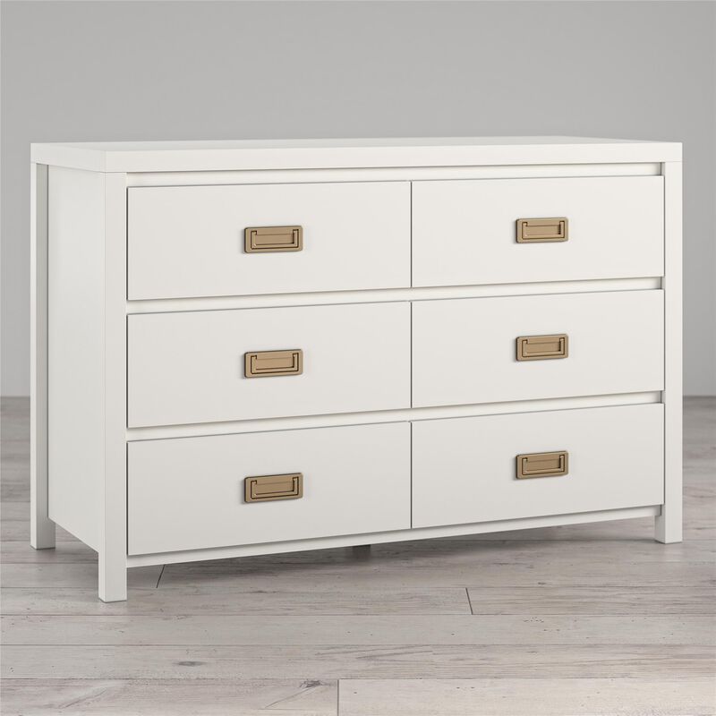 Little Seeds Monarch Hill Haven 6 Drawer White Kids' Dresser