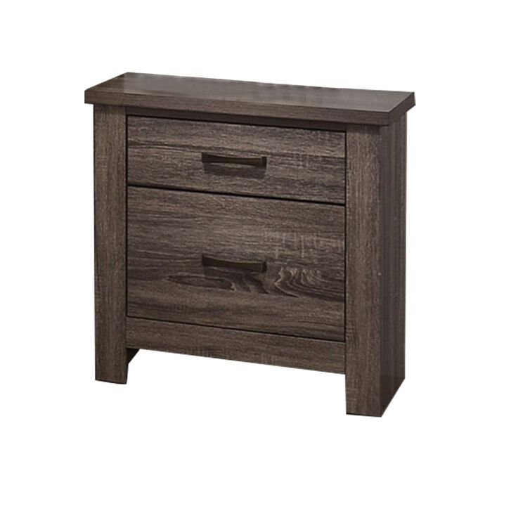 Streamdale Striking Natural Finish Wooden Nightstand
