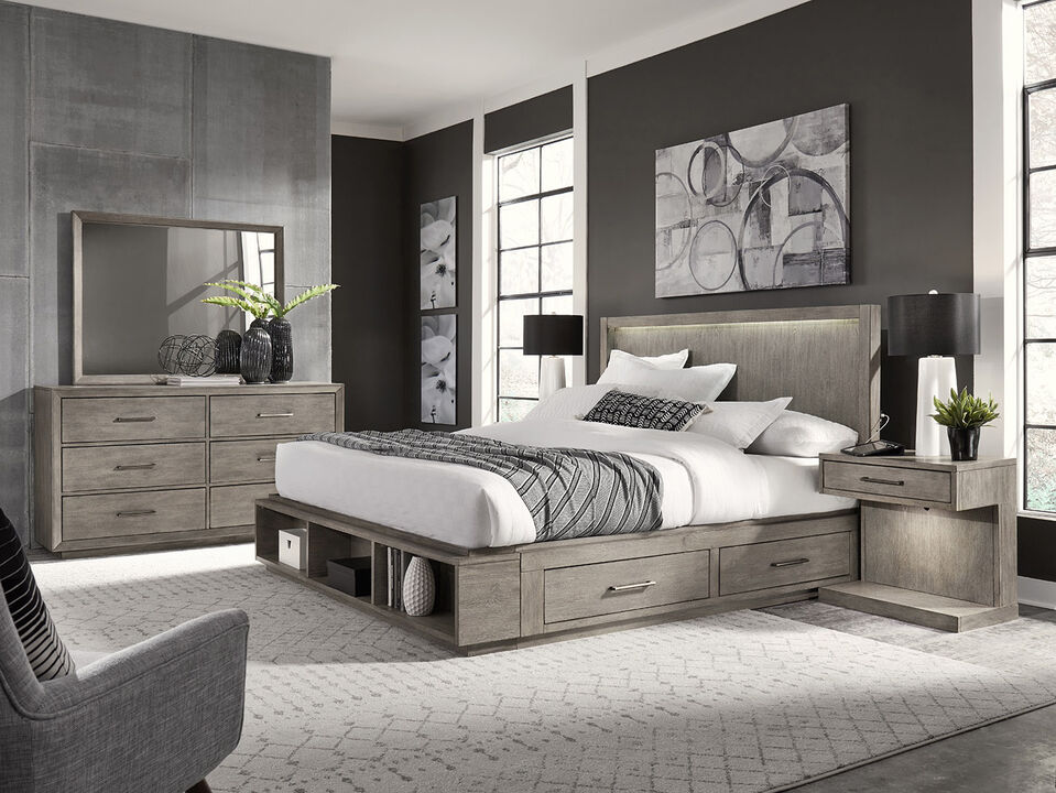 Platinum Dresser & Mirror