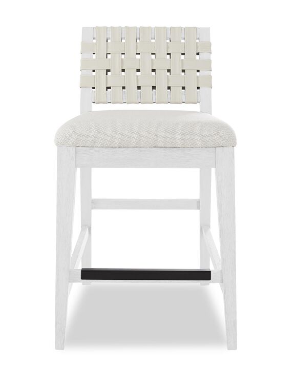 Staycation Woven Counter Height Stool
