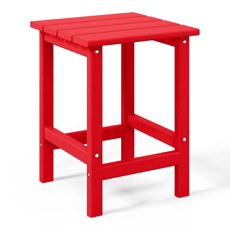 WestinTrends Westintrends 14" square outdoor Side table for Adirondack chair