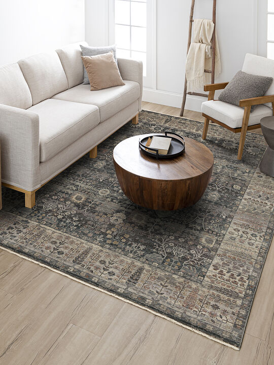 Echo Grasole Denim 2' 7" X 7' 3" Rug