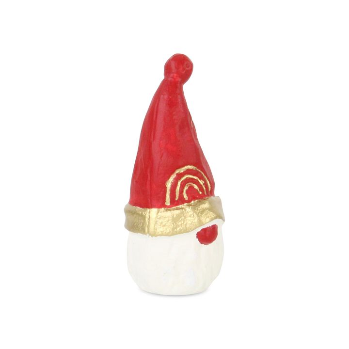 Santa Gnome Cast Iron Table Decor