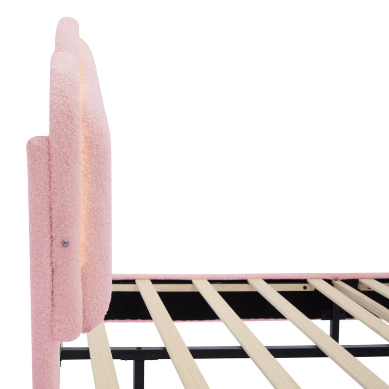 Merax Platform Bed with LED Light