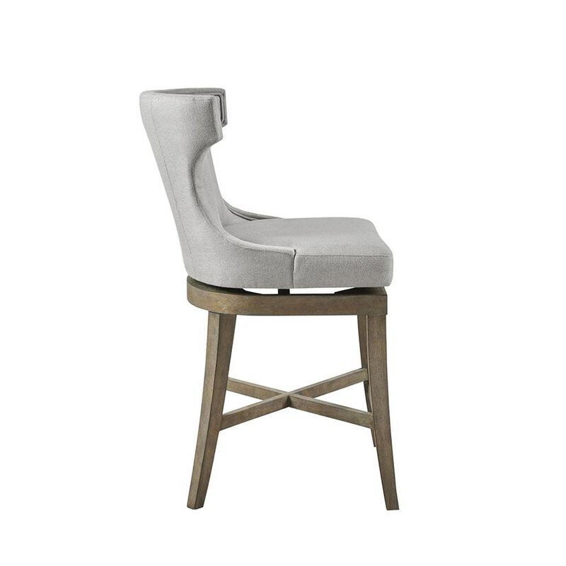Belen Kox Rustic Elegance Wingback Swivel Stool, Belen Kox