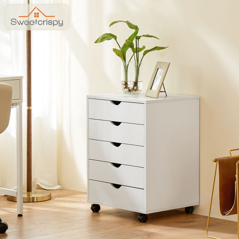5 Drawer Chest with Mobile Wheels
