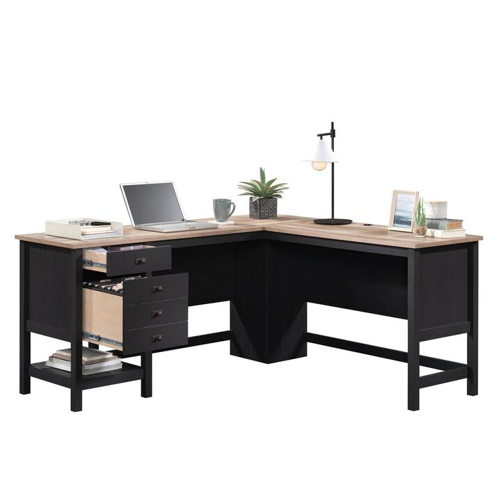 Sauder Cottage Road L Desk Ro/Lo Top