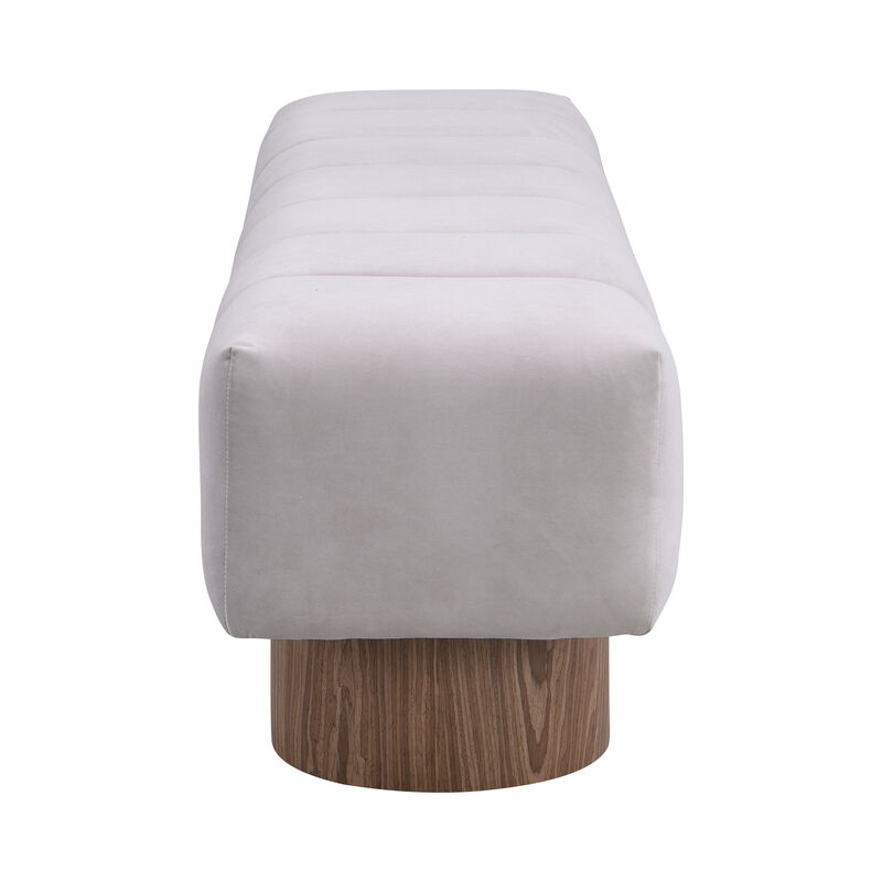 Merax Upholstered Dining Bench Ottoman