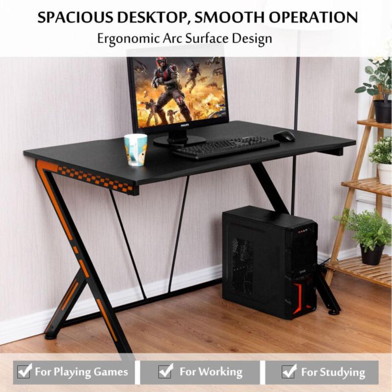 Hivvago Home Office Modern Ergonomic Study Computer Desk for Small Space
