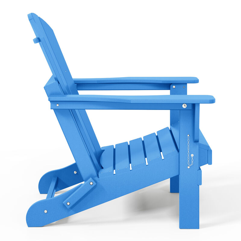 WestinTrends Westintrends 4-Piece set outdoor folding Poly Adirondack chair