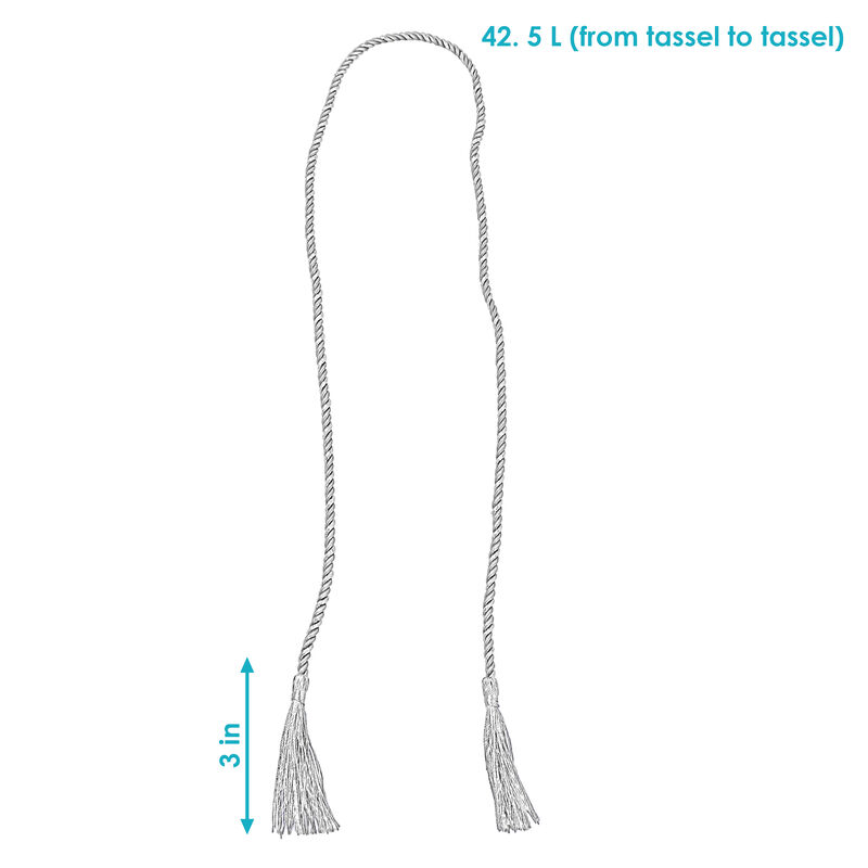 Sunnydaze Indoor/Outdoor Rope Curtain Tiebacks