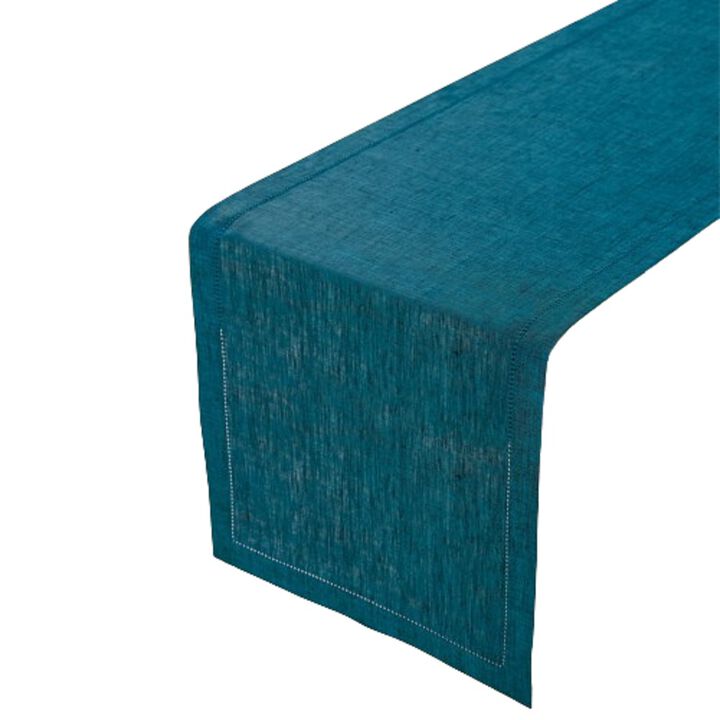 Solino Home 100% Pure Linen Table Runner 14 x 90 Inch | Milan