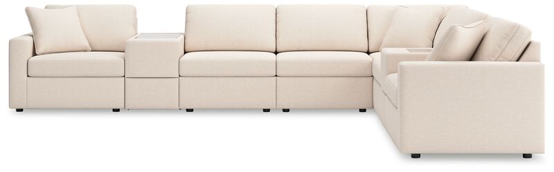 Modmax Oyster 8-Piece Sectional with Storage Consoles