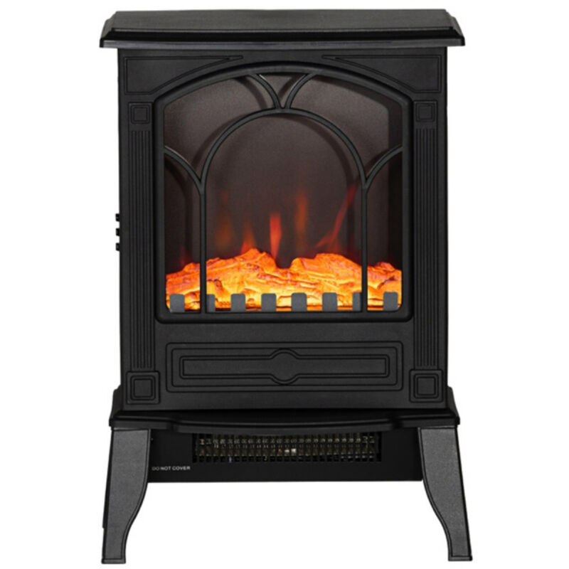 Energy-Efficient Electric Fireplace Heater with Multiple Heat Settings