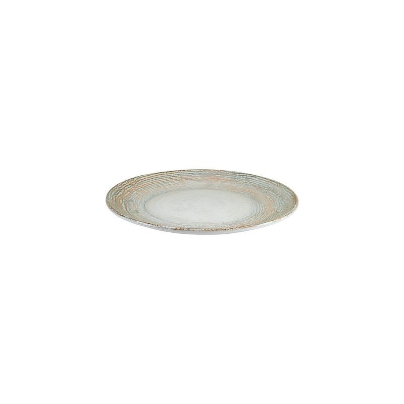 Patera dia.10" Round Decorated Porcelain Plate (Set of 4)
