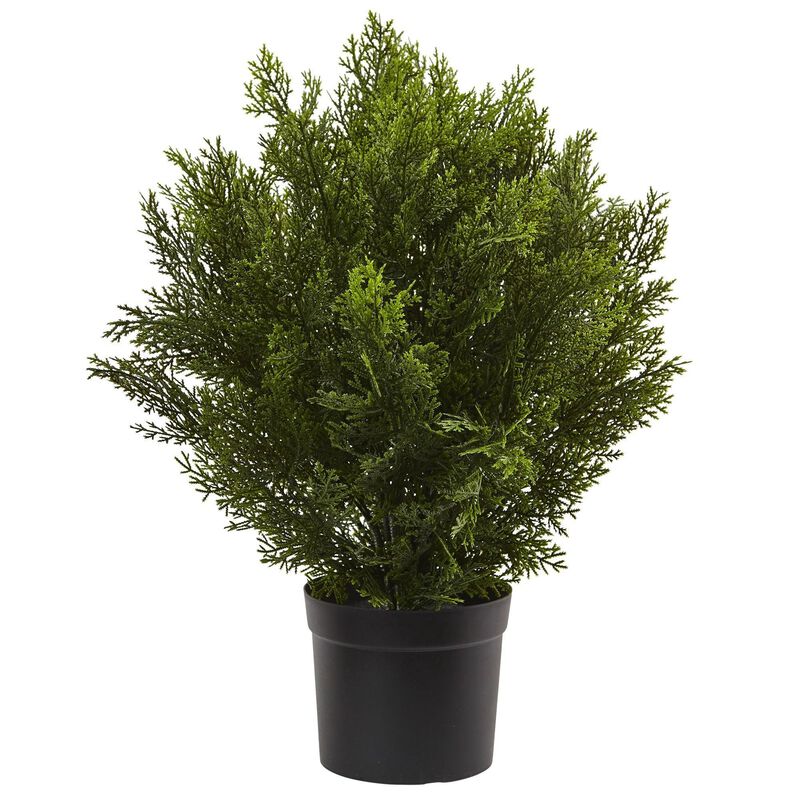 Nearly Natural 2-ft Cedar Bush (Indoor/Outdoor)