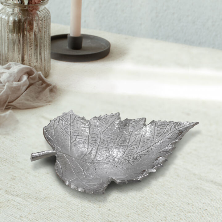 Handmade Decorative Gold Color Coated 5.23 x 3.93 x 1.14 Inches Aluminium Tray 061AB BBH Home's
