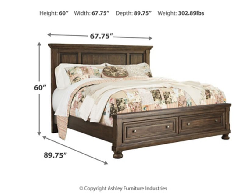 Flynnter Queen Panel Bed