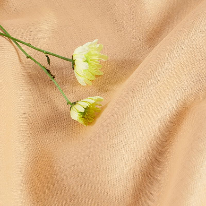 Solino Home 100% Pure Linen Table Runner | Classic Hemstitch for Thanksgiving, Christmas