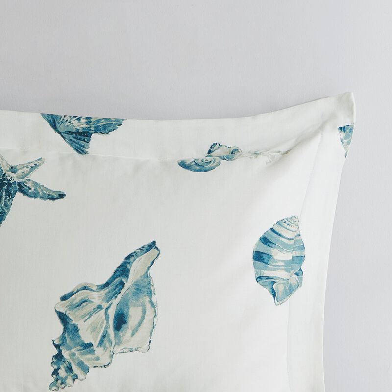 Gracie Mills Lane 3-Piece Seaside Serenity Duvet Cover Set